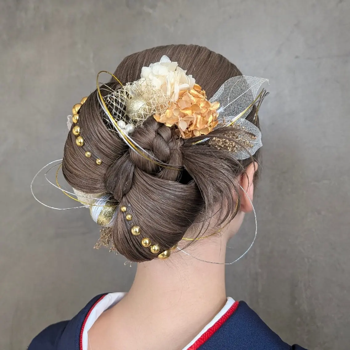ヘアアレンジ 成人式 ヘアセット ブランシェ勝川南口店 石原 あゆみのマツエク・マツパデザイン