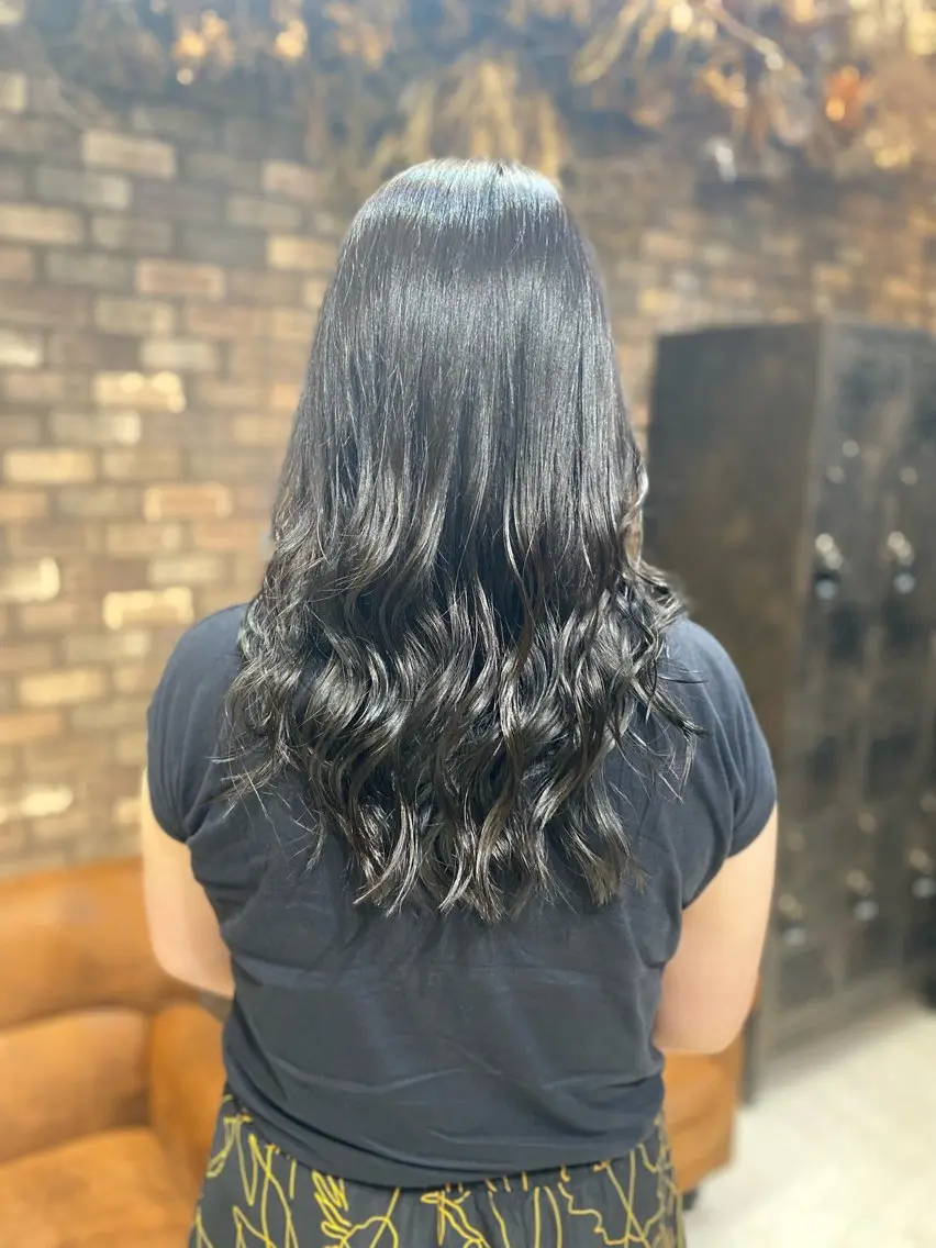 ミディアム カラー ヘアアレンジ ミディアムパーマ バレイヤージュ ブリーチ ケアブリーチ ダブルカラー カット ヘアカラー トリートメント .・.艶髪ヘアケア サカモト.・.のヘアスタイル