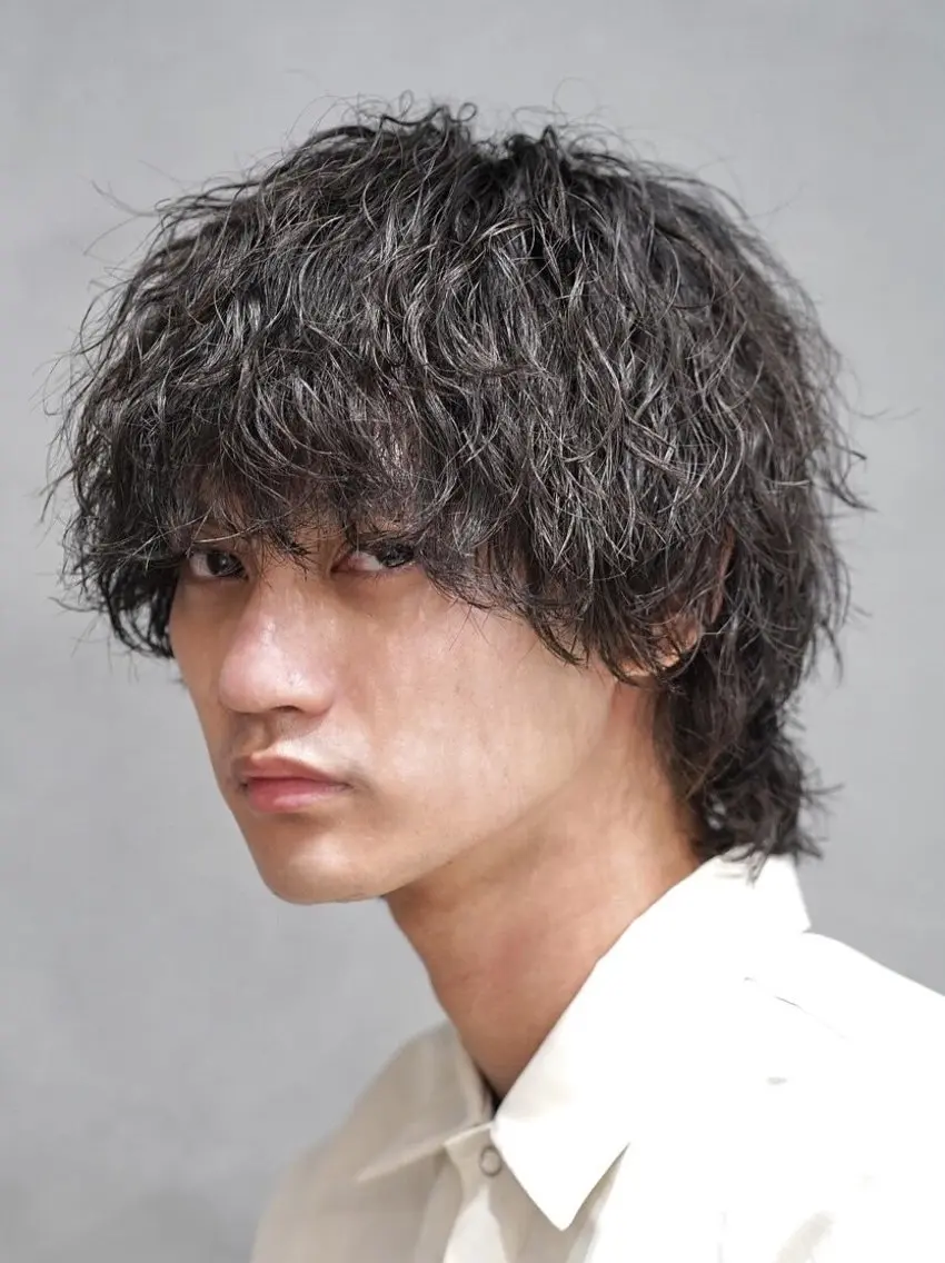 パーマ メンズ 安藤幹人 メンズパーマのヘアスタイル
