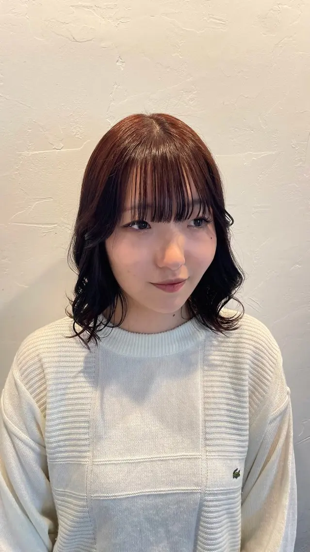 ショート カラー ブリーチ ブリーチなしカラー レッドカラー ミルクティーベージュ 新潟万代/MANA♡のヘアスタイル