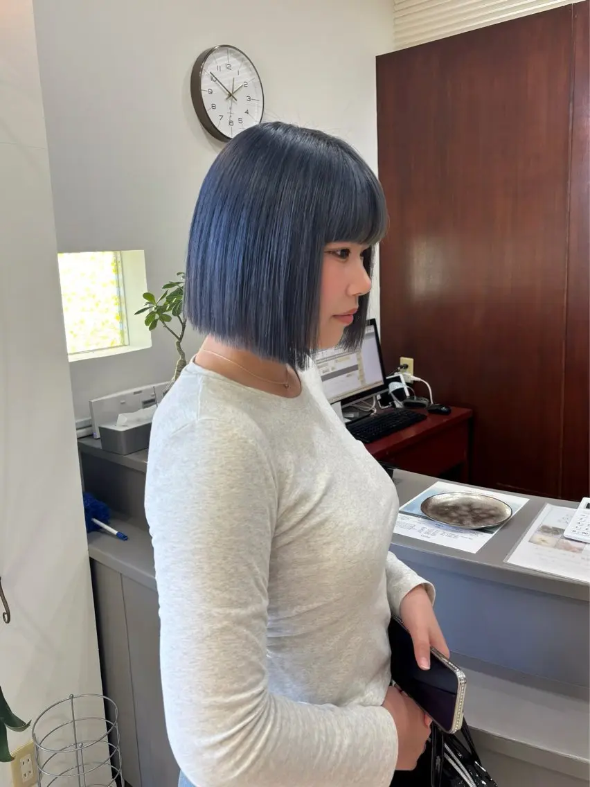 ショート ボブ alu yuinaのヘアスタイル