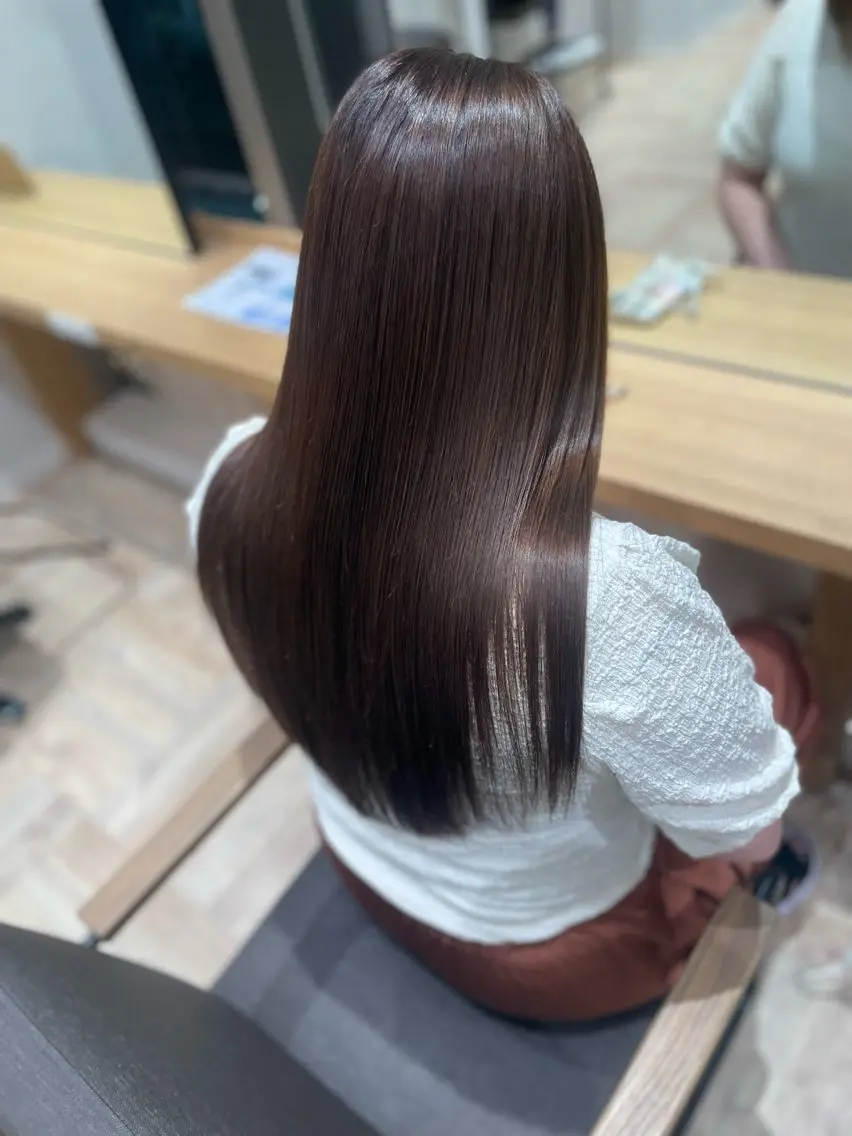 ロング カラー カット ヘアカラー AVANCE泉大津店 加茂瑞希のヘアスタイル
