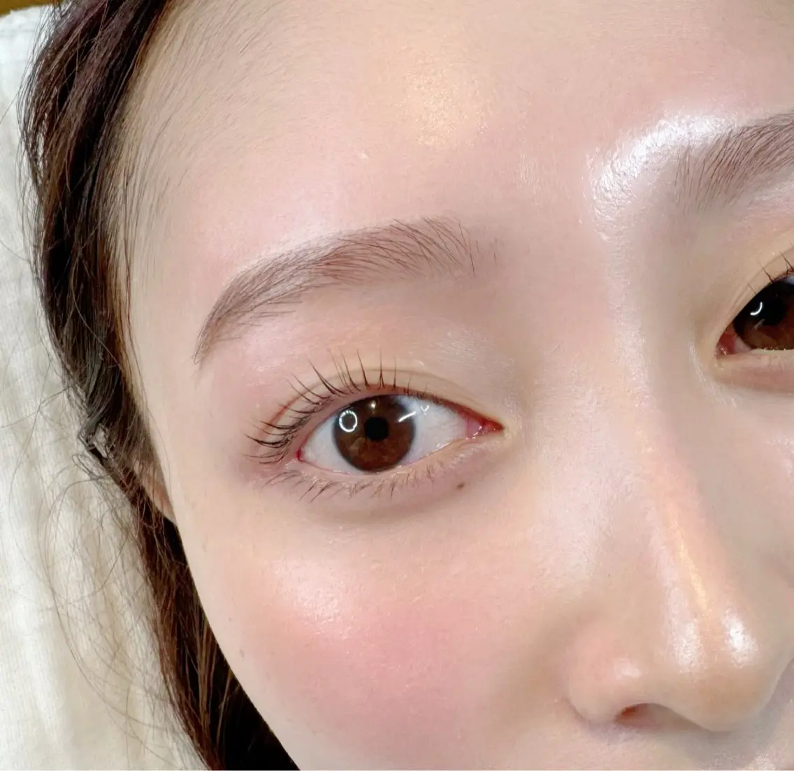 【lash lift & eyebrow】持続力が好評☆まつげパーマ& organicカラー+似合わせデザイン美眉の写真