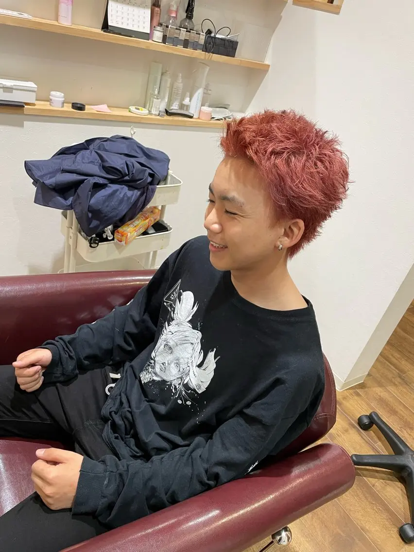 カラー メンズ カット ヘアカラー トリートメント 園田 一喜のヘアスタイル