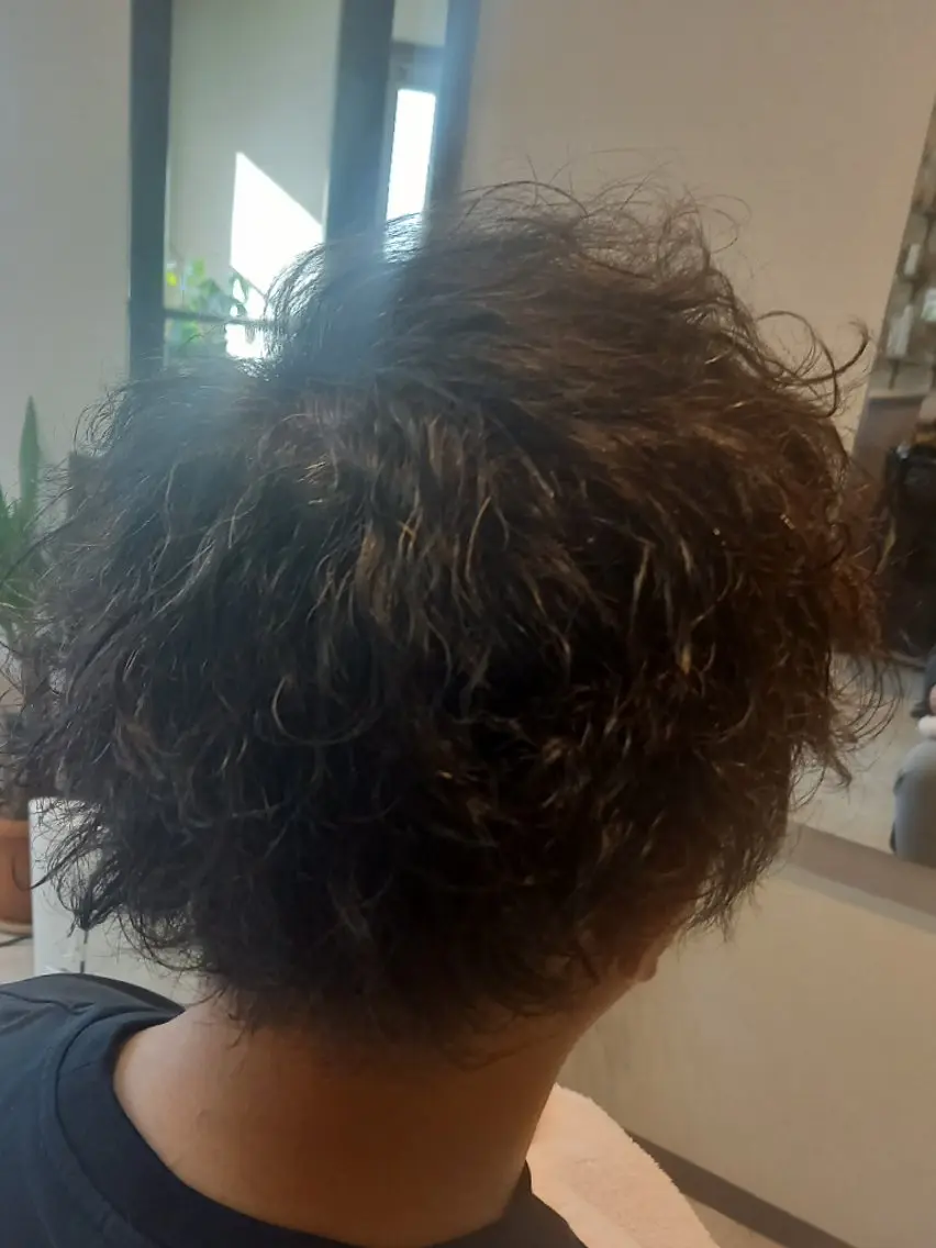メンズ メンズパーマ 波巻きパーマ カット パーマ 上原 嘉代子のヘアスタイル