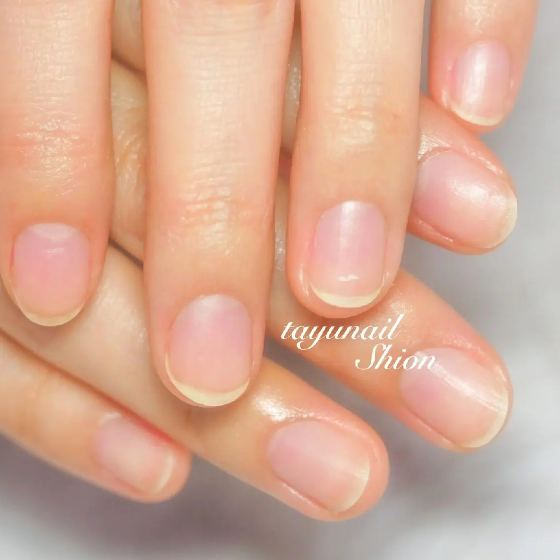ネイル ブルー ジェルネイル パラジェル 春ネイル ネイルサロン 【たゆnail】のネイルデザイン