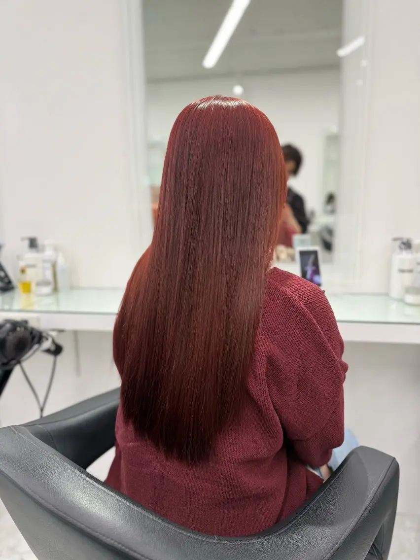 カラー ヘアカラー トリートメント ブリーチなし透明感 💗RYOTAのヘアスタイル