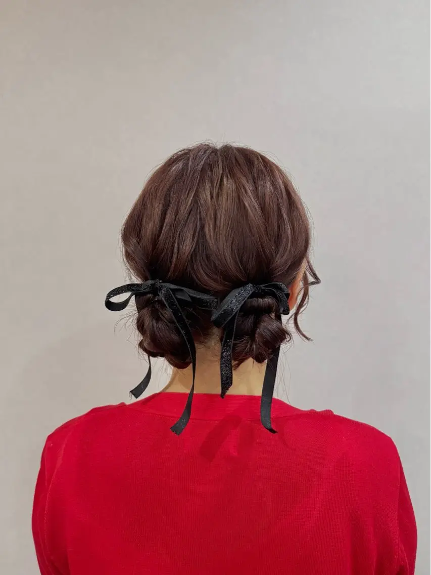 ヘアアレンジ ヘアセット Mila Chisaのヘアスタイル