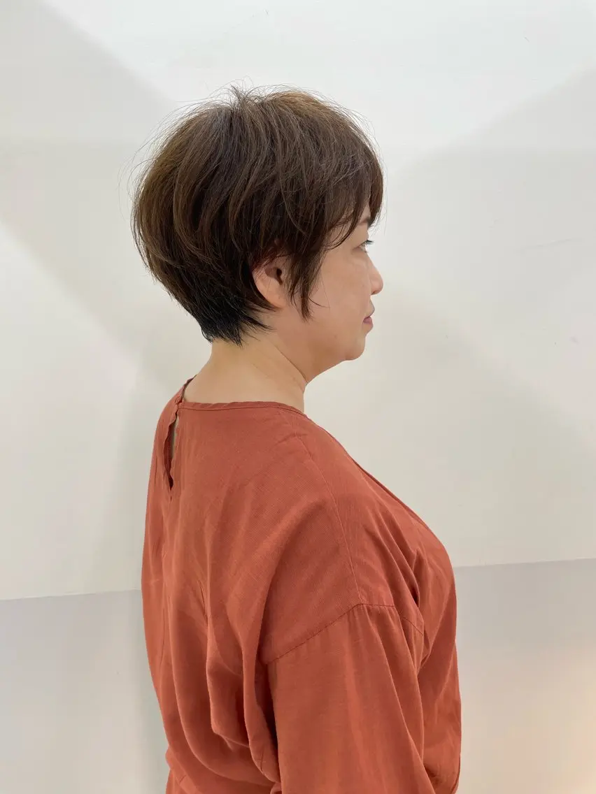 ショート カット 【天神美容室】緒方 リエ/ショート/ボブのヘアスタイル