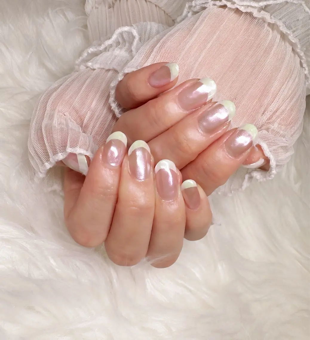ネイル オーロラネイル ハンドネイル Nail Salon macherieのネイルデザイン