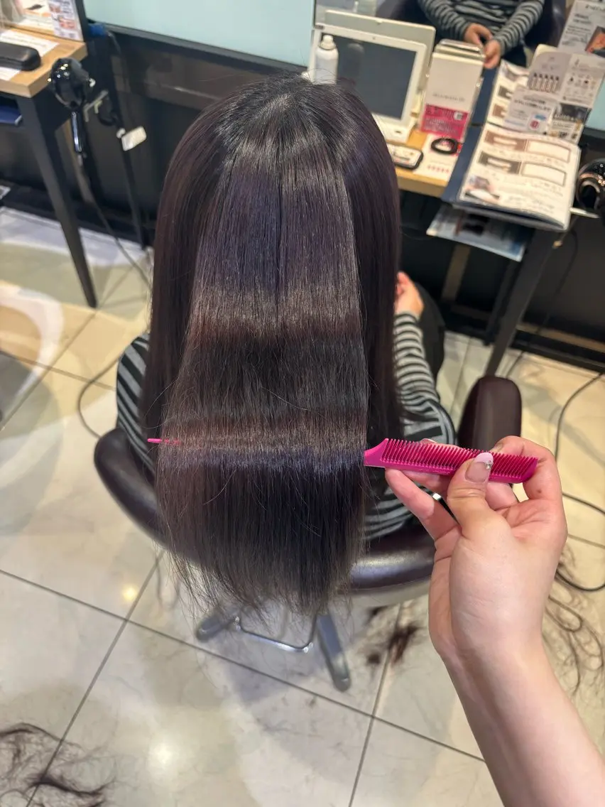 ロング カラー ヘアカラー 透明感ダブルカラー/ レイヤー💕miyuのヘアスタイル