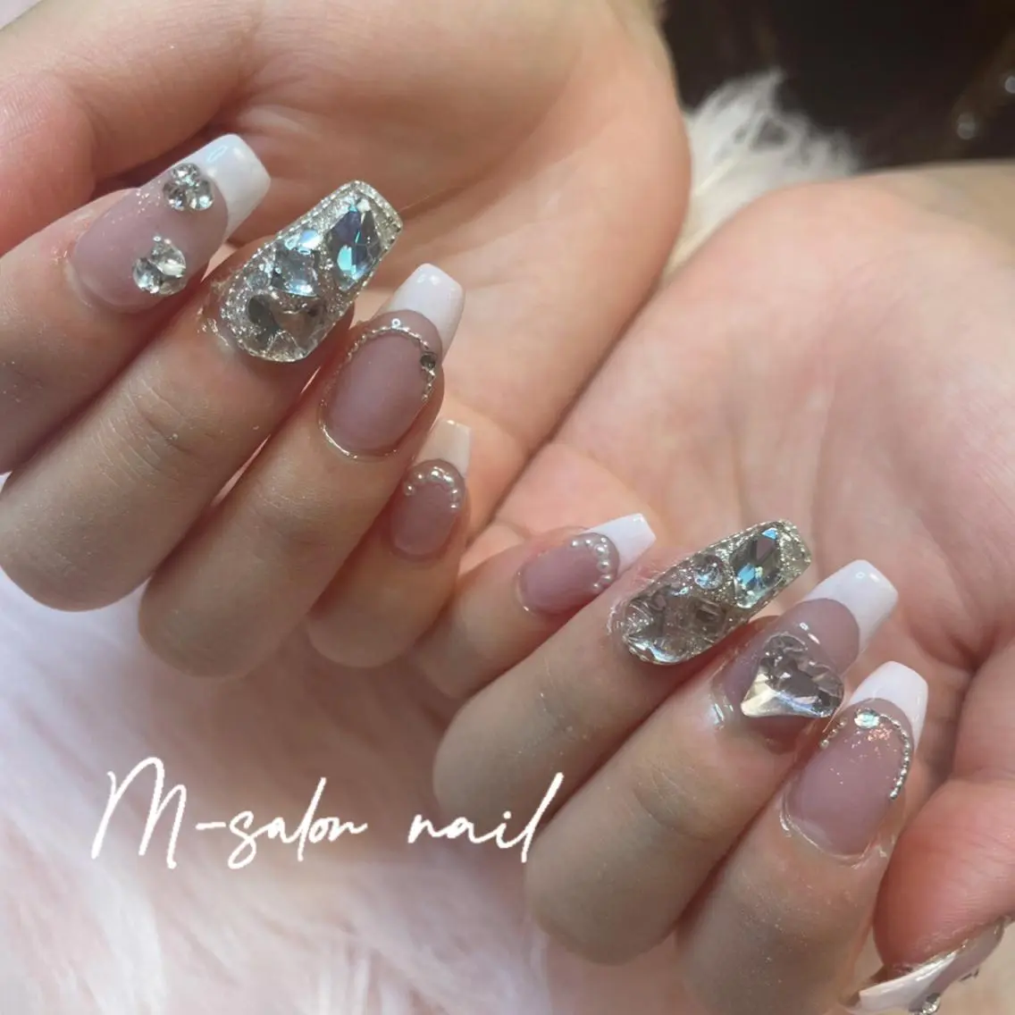 ネイル ハンドネイル 韓国/網紅/パーツ M-salonのネイルデザイン
