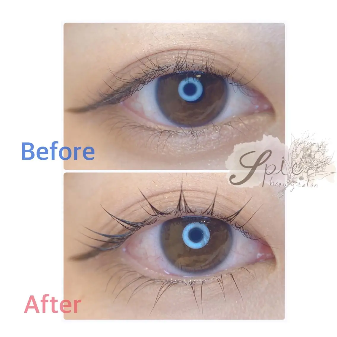 マツエク・マツパ 束感まつ毛 一重×まつ毛パーマ Eyelist nakaseのマツエク・マツパデザイン