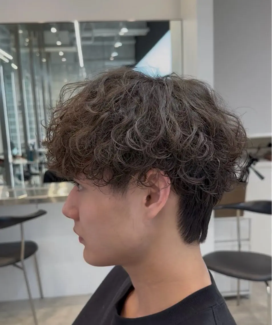 ショート パーマ カット パーマ fifth 児玉達哉 当日予約🙆のヘアスタイル