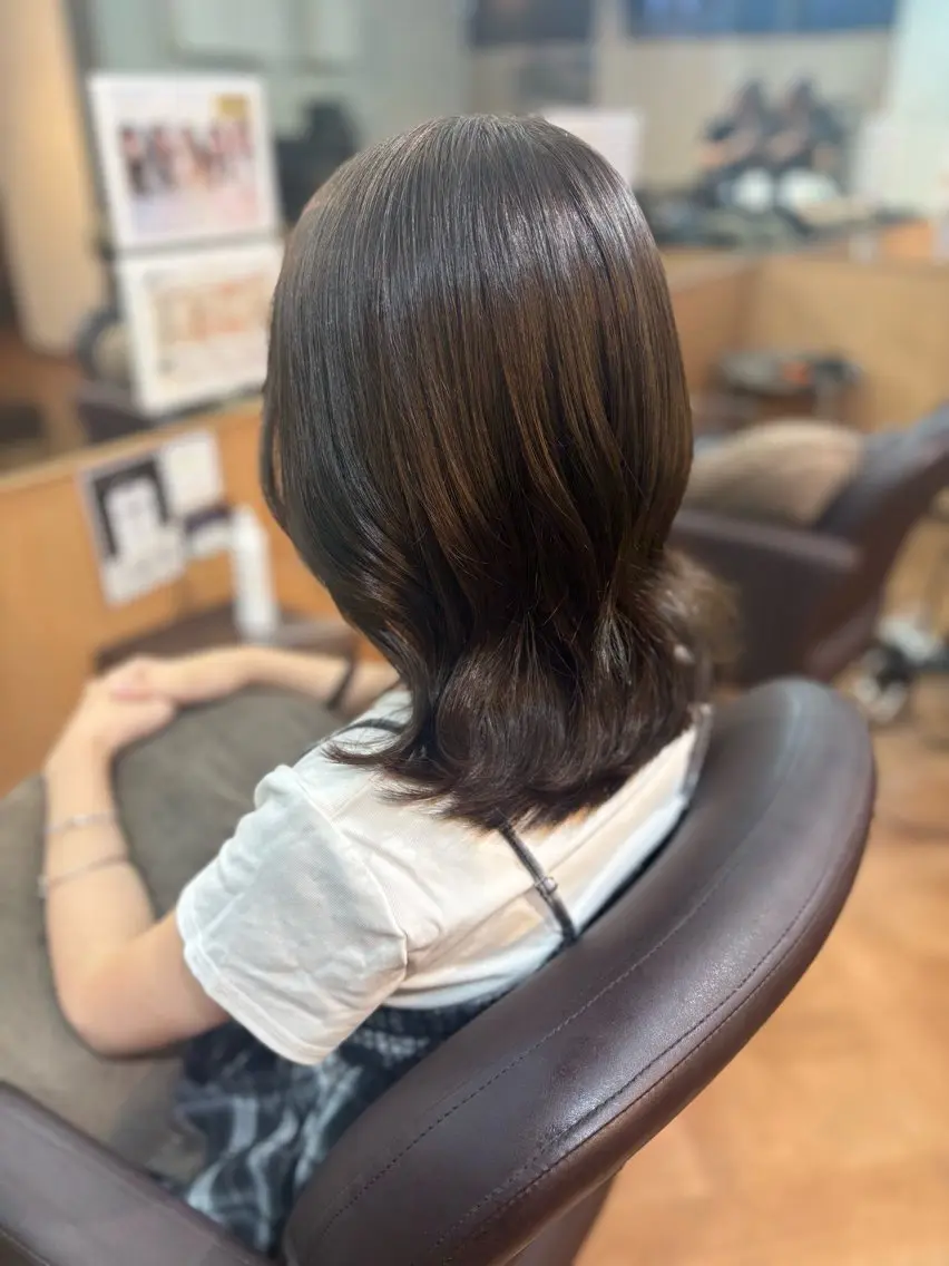 ミディアム ヘアカラー トリートメント 🍒Ayana🍒 艶カラー🍒のヘアスタイル