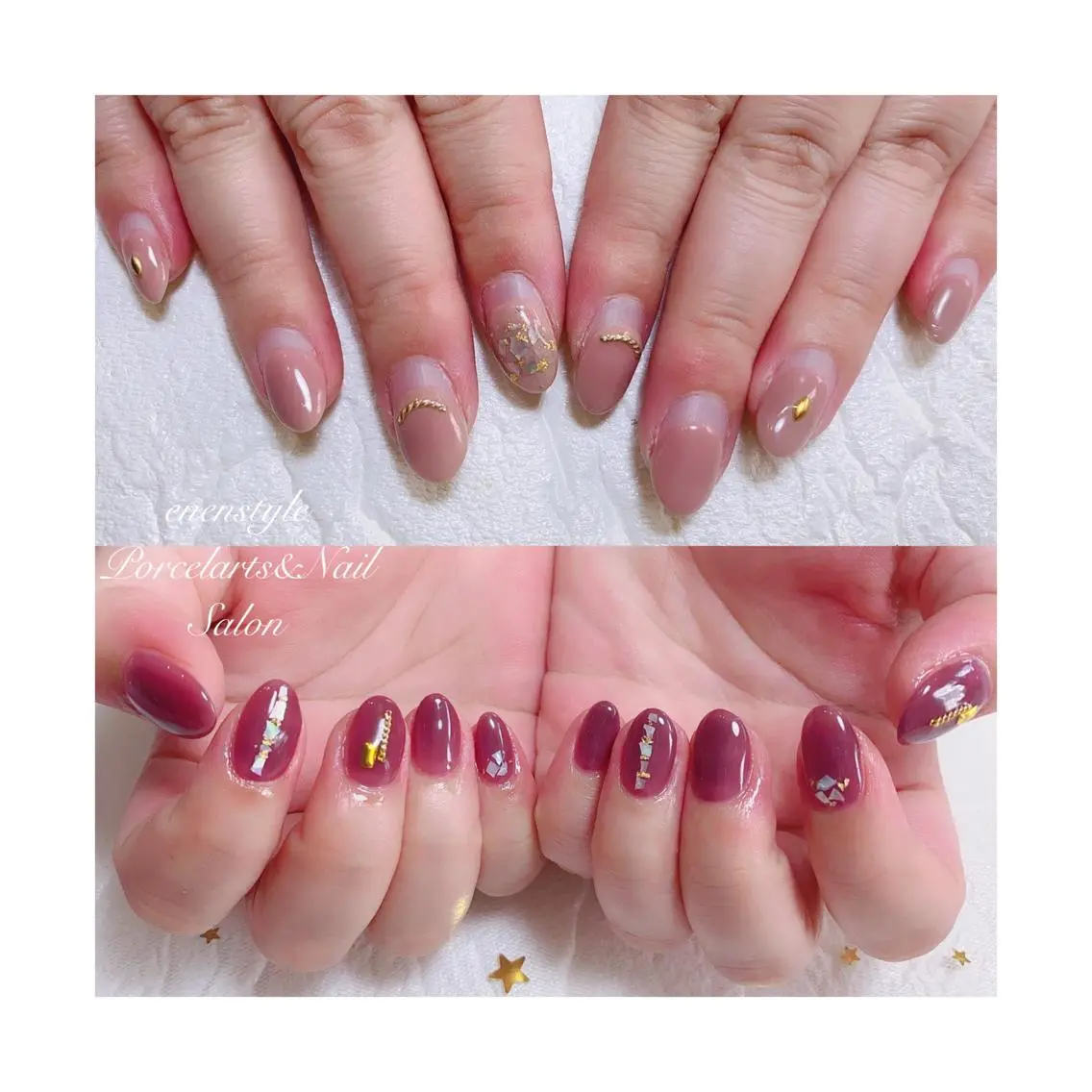 ミディアム ネイル ジェルネイル ニュアンスネイル オフィスネイル ワンカラーネイル パラジェル ハンドネイル 🐾enen style 🐾のネイルデザイン