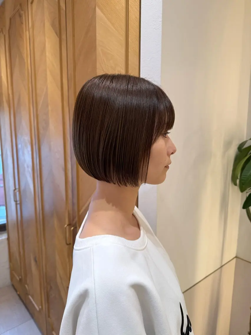 ショート ボブ 新宿/韓国ヘア kurea🎀のヘアスタイル