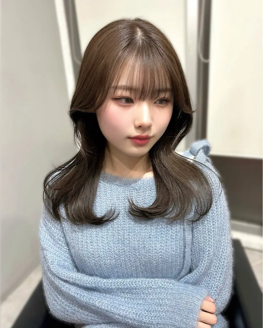 セミロング カラー カット ヘアカラー トリートメント 💘大人可愛く💘 Natsuki❥❥❥のヘアスタイル