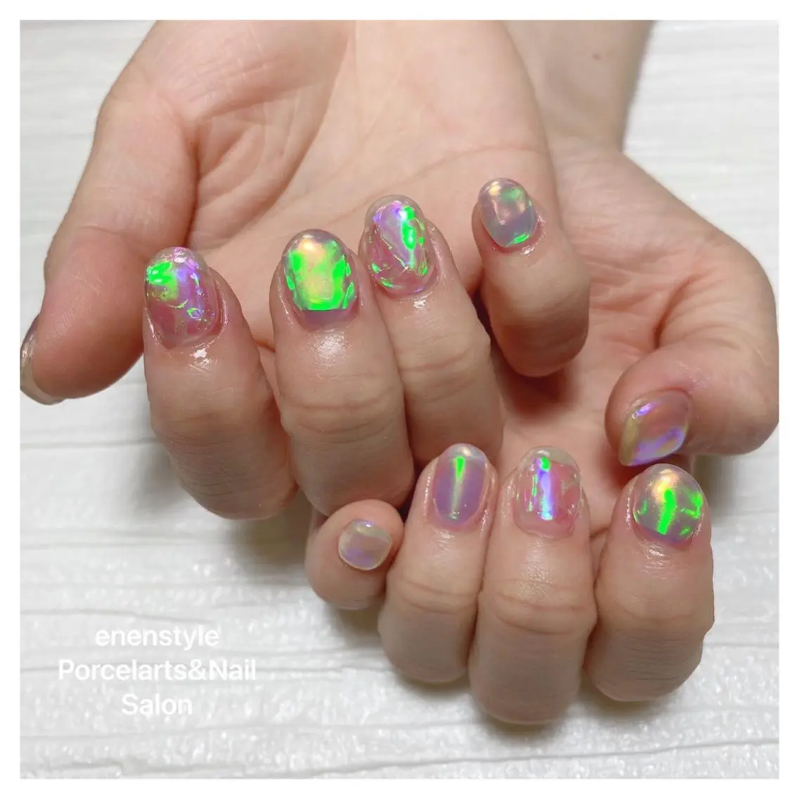 ショート ネイル 🐾enen style 🐾のネイルデザイン