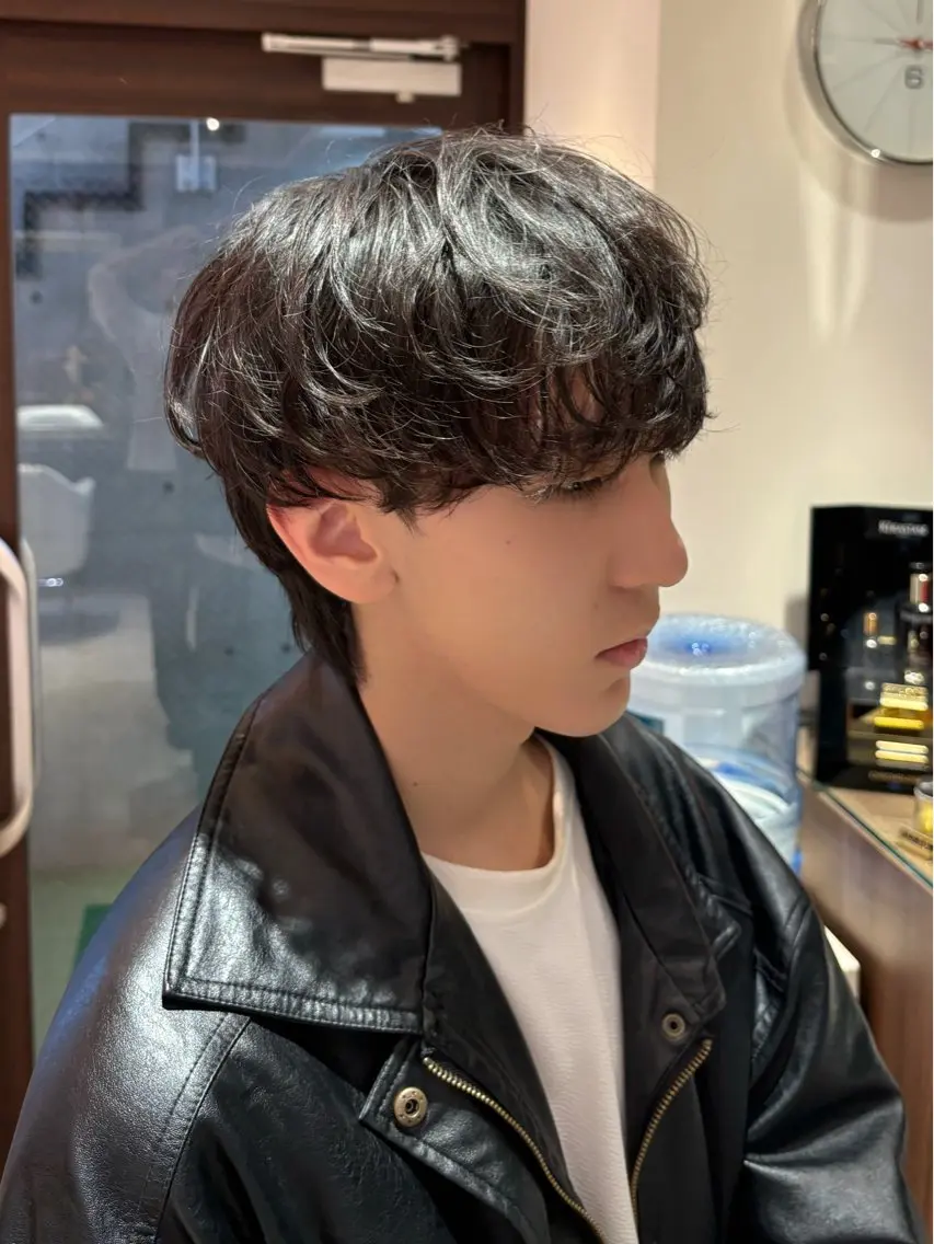 【リピーター様/平日限定】🔹メンズカット+シャドウパーマ🔥 (メンズ韓国ヘア/原宿/表参道)の写真