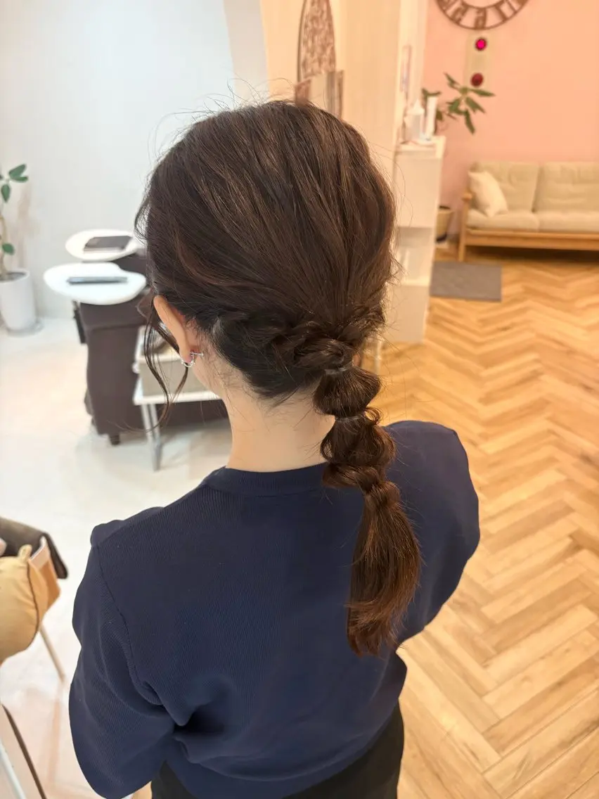 ヘアアレンジ ヘアセット カラー0円モデル募集 ♡nanami♡のヘアスタイル