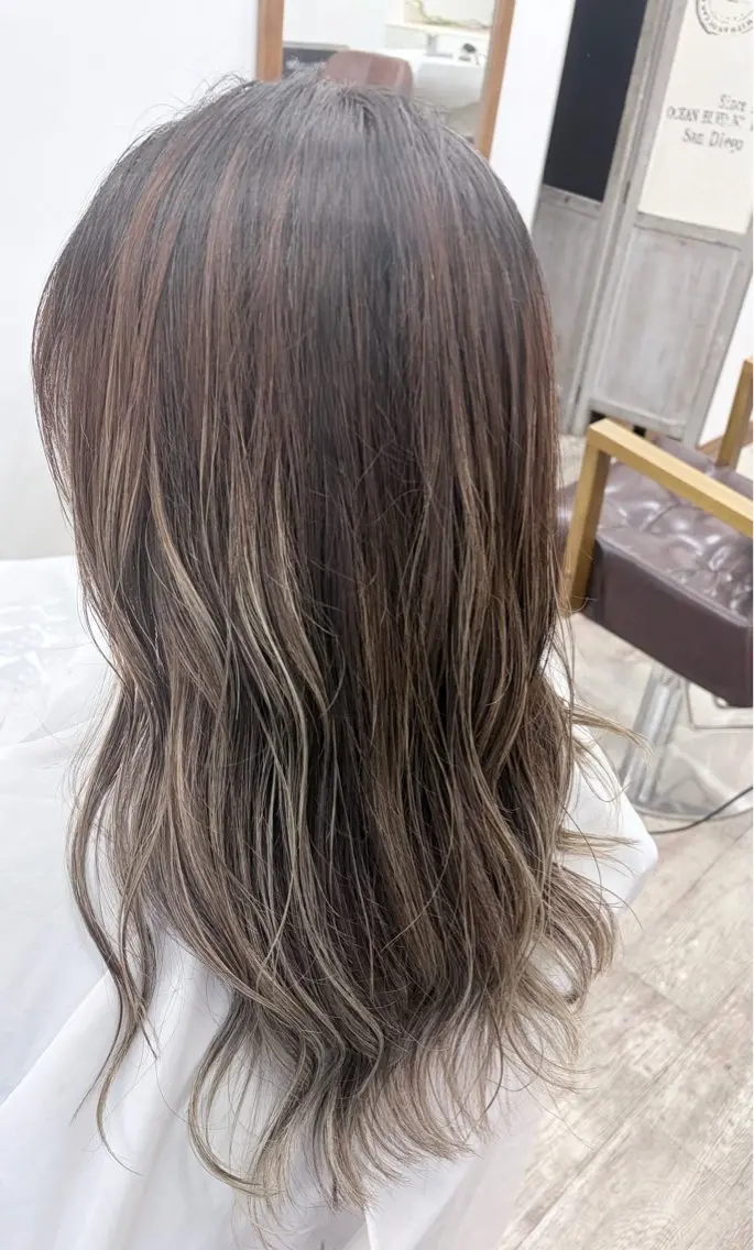ロング カット トリートメント 園田 理沙のヘアスタイル