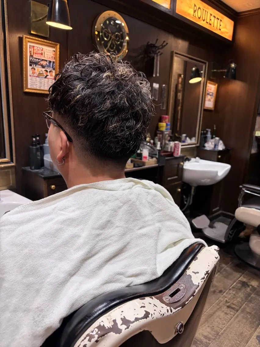 ショート 勝田 隼斗のヘアスタイル