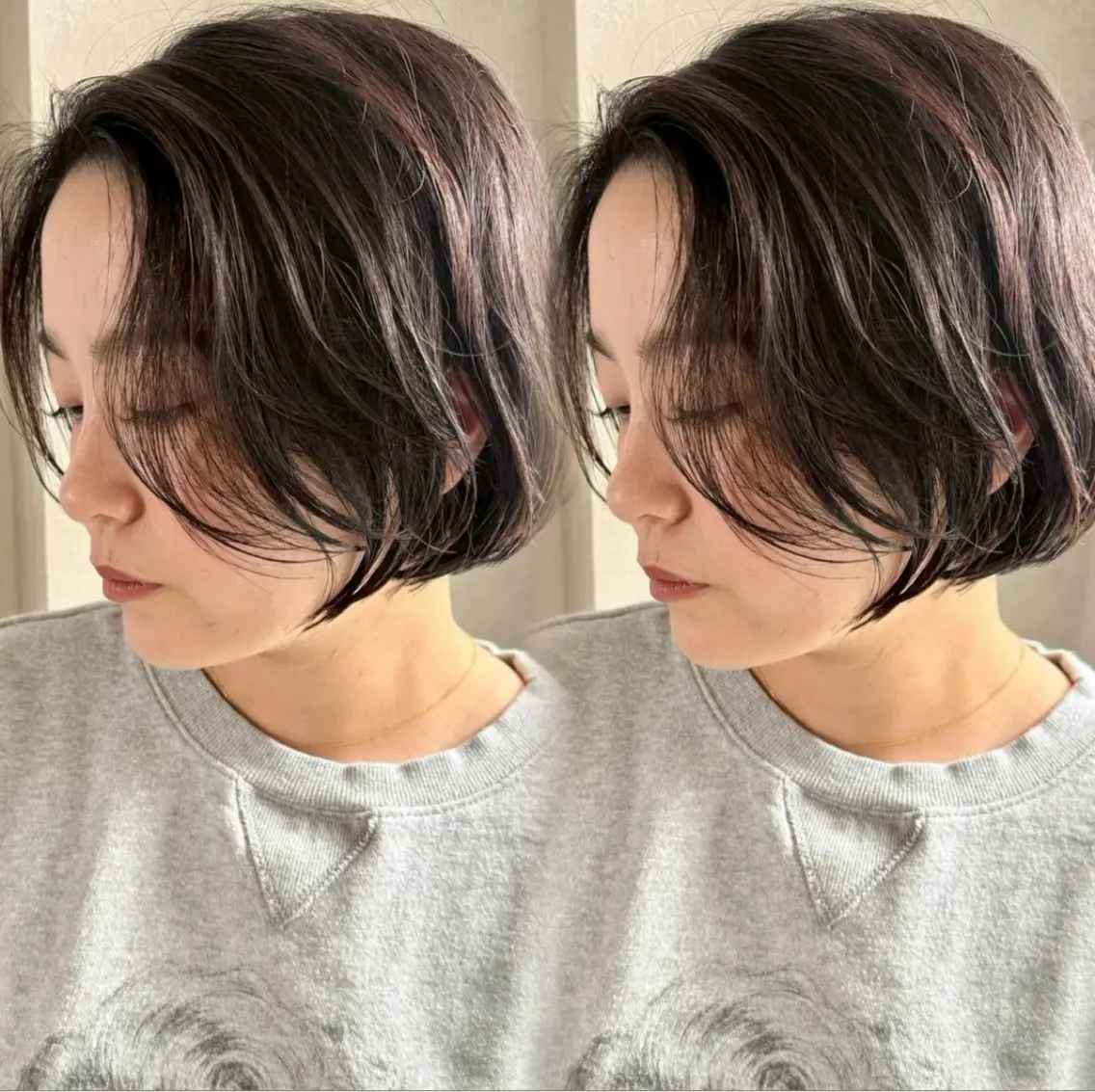 カラー ヘアカラー 鶴ケ峰カラー 透明感カラー葵🫧のヘアスタイル