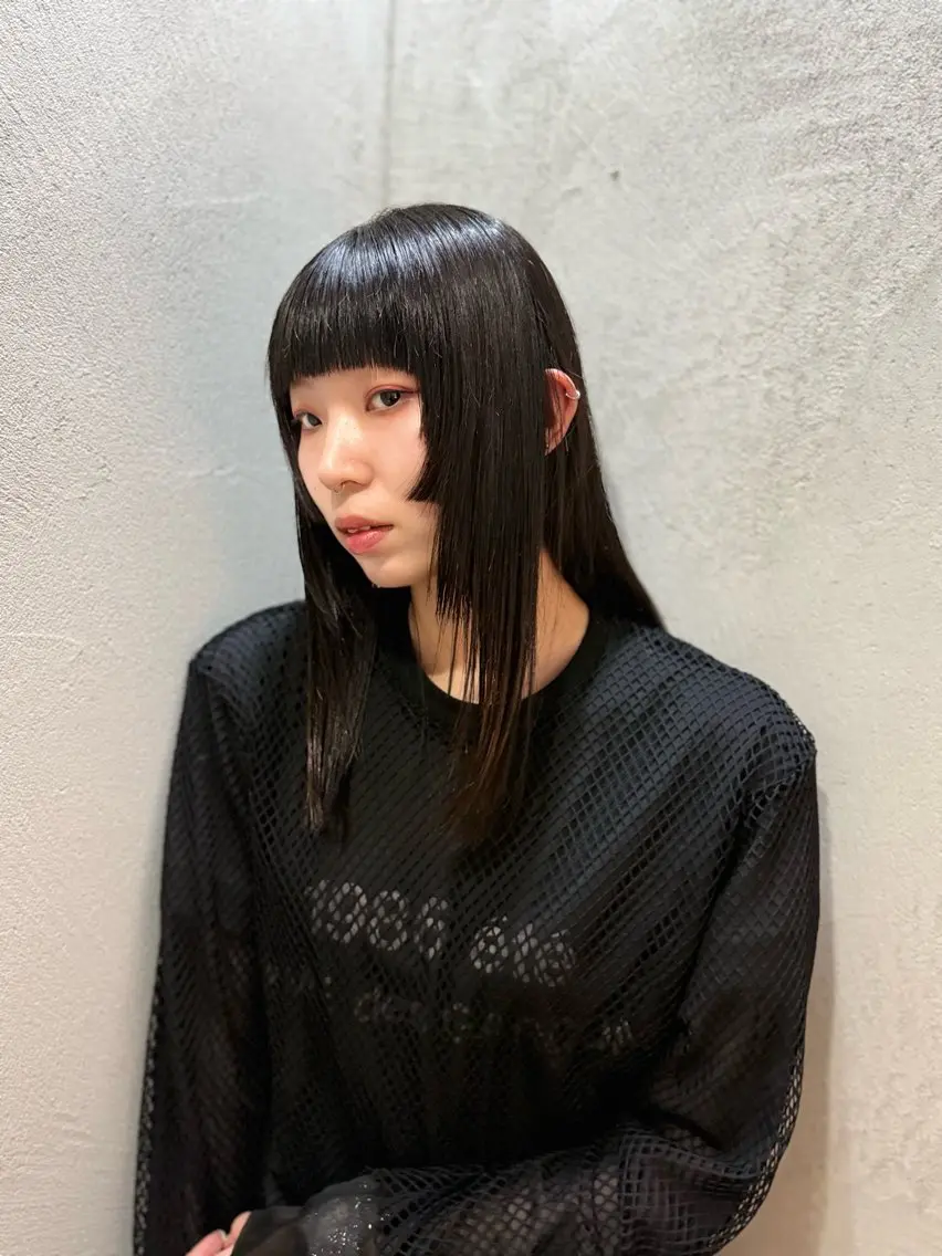 セミロング カラー カット ヘアカラー 野元仁一20:00 〜限定価格メニュー✨のヘアスタイル