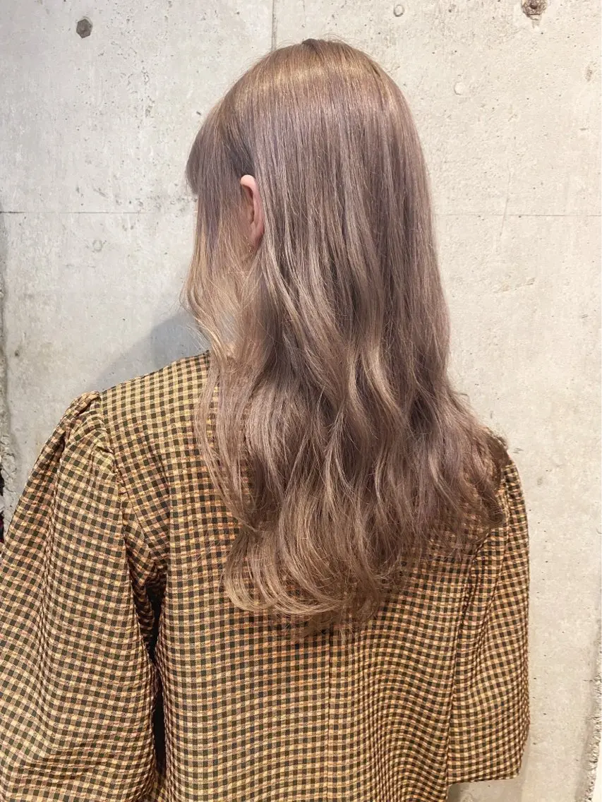 ロング シャドウパーマ/ツイ スト/近藤百華🎀のヘアスタイル