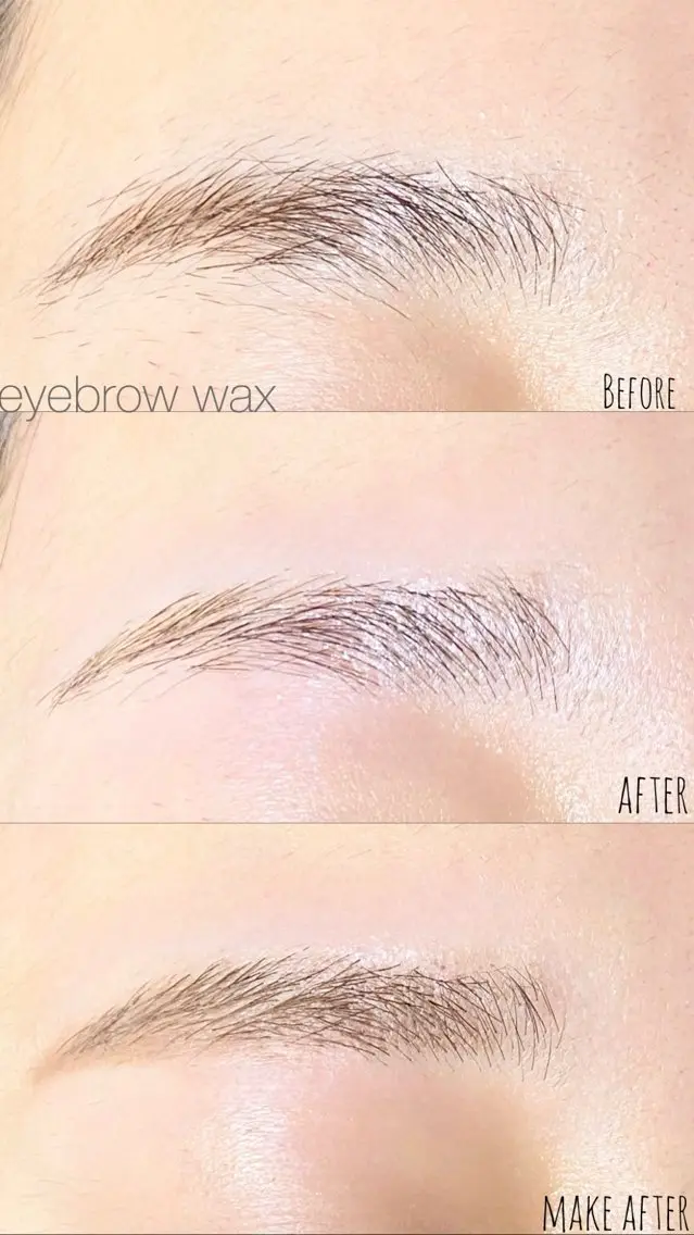 【5月限定】ミニモ限定★アイブロウwax(間引きカットメイク込み) ¥4,000の写真