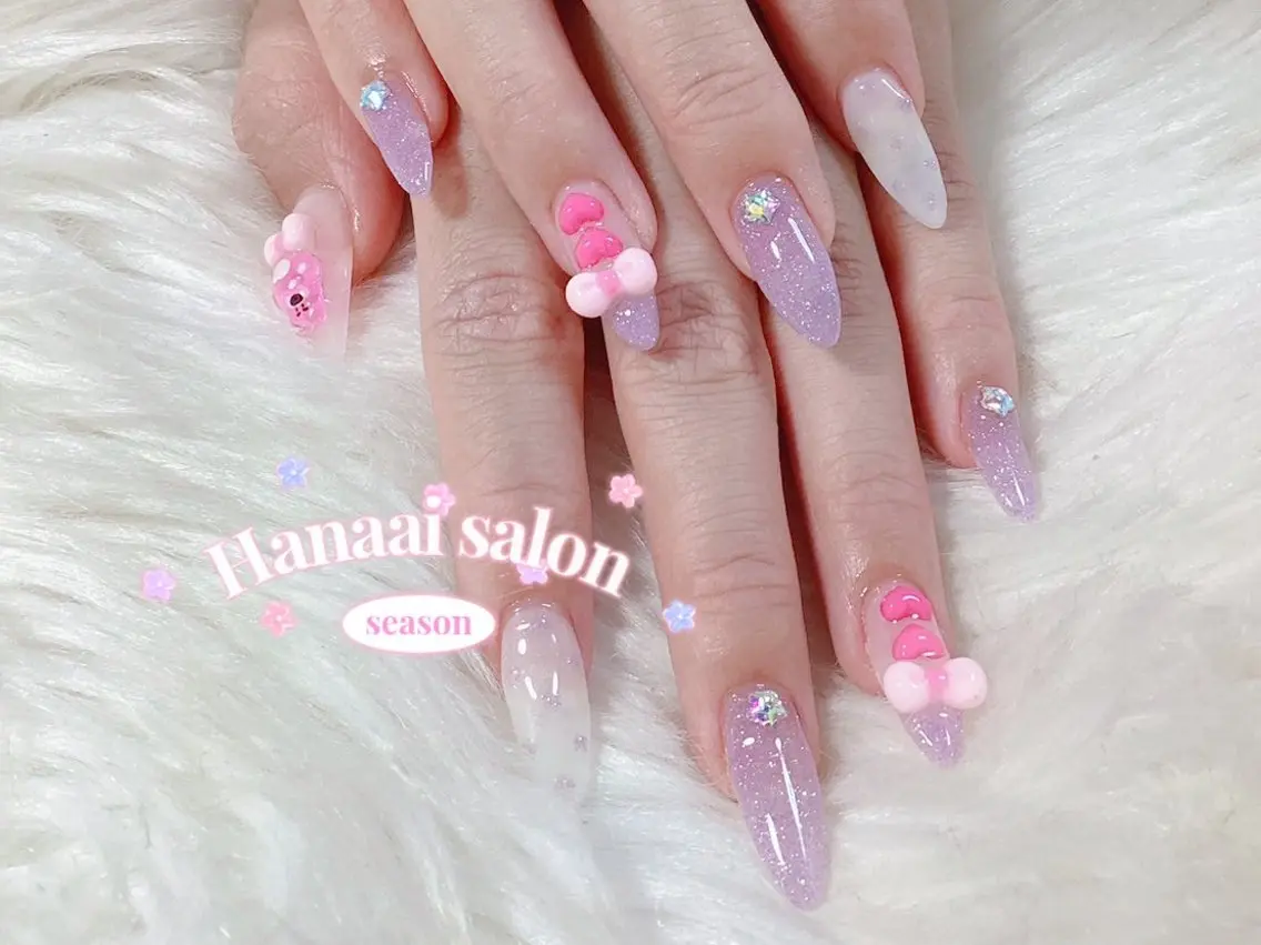 ネイル Hanaai 新大久保店　あすかのネイルデザイン
