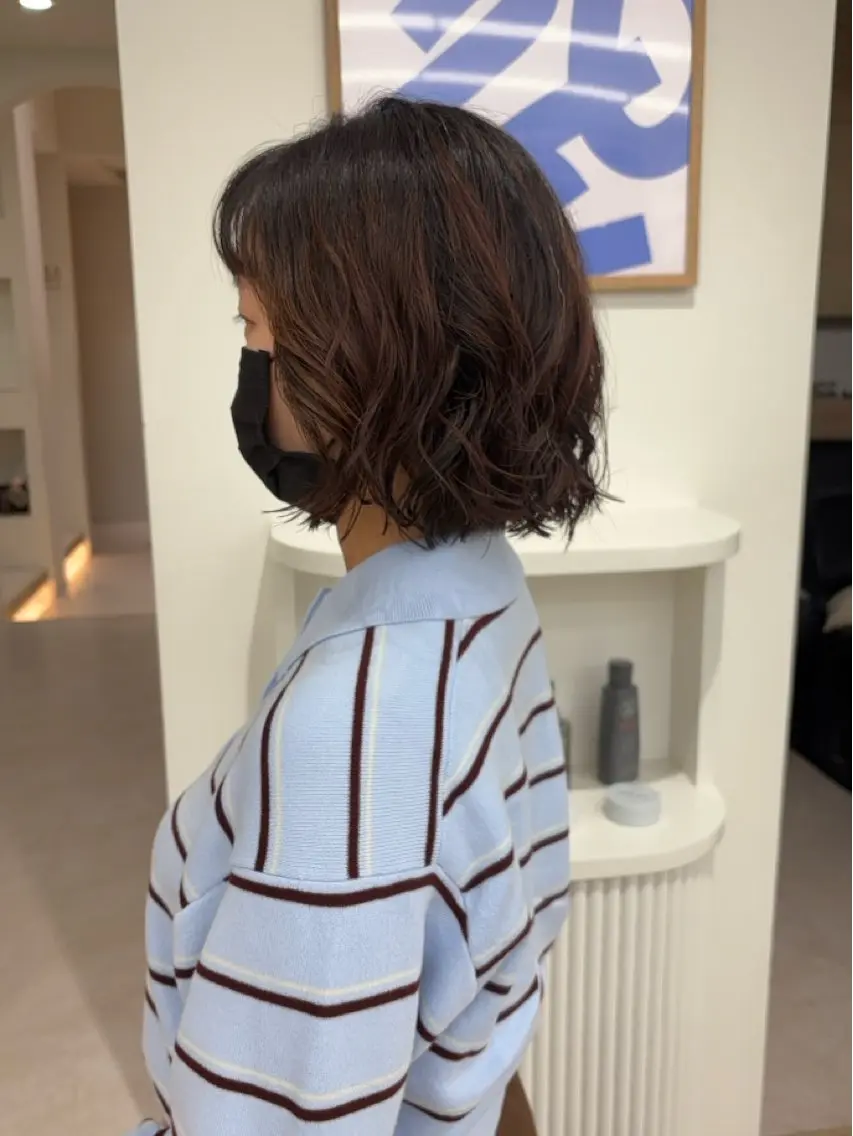 パーマ パーマモデル募集中 💫 増元 愛玲のヘアスタイル