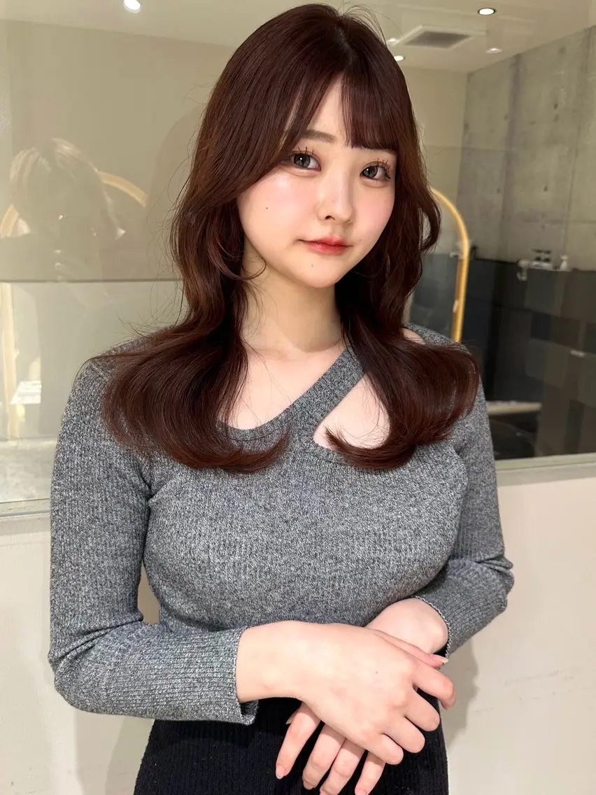 ロング カラー 《髪質改善✖️オリー ブ🧸》小嶋拓也のヘアスタイル