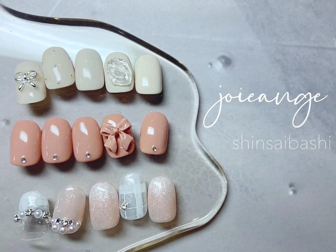 ネイル joieange浜元 心斎橋店Nail🦋のネイルデザイン