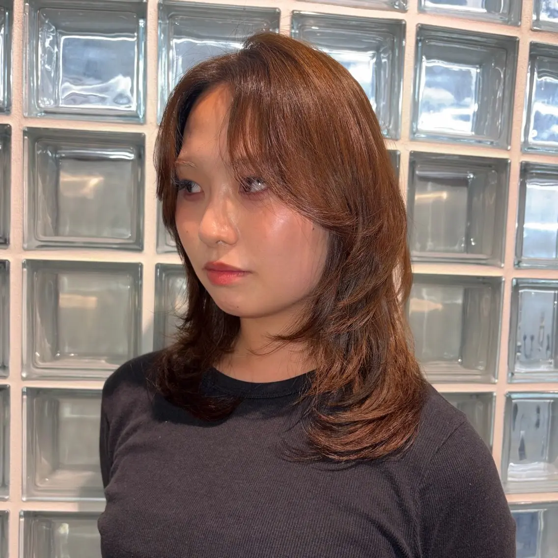 カラー ベージュカラー ヘーゼル ヘアカラー 日住 風香のヘアスタイル