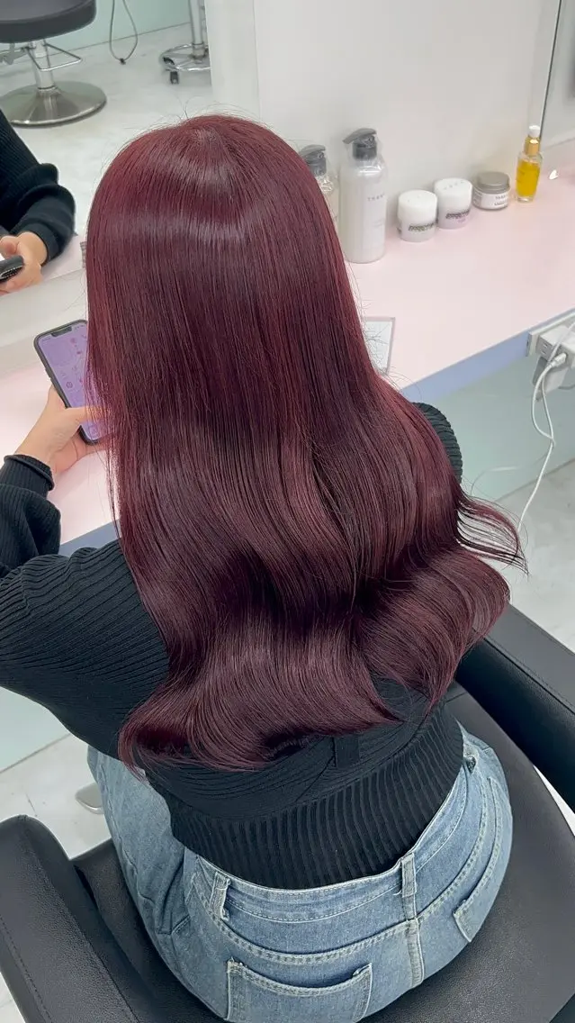 ロング カラー ヘアアレンジ ブリーチ ラベンダーカラー ブリーチなしカラー ピンクカラー ピンクラベンダー カット ヘアカラー ブリーチなしの達人 🌈KAITOのヘアスタイル