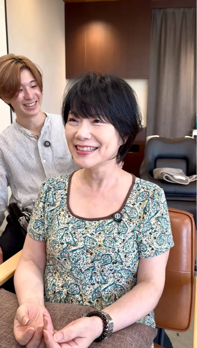 ショート カラー 似合わせカット ショートヘア カット ヘアカラー お悩み解決ショート/ 似合わせカット/といのヘアスタイル
