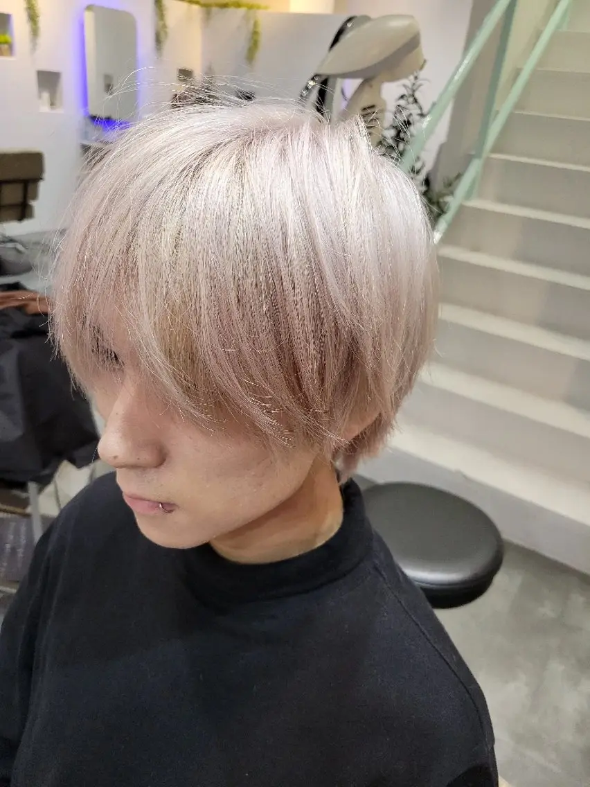 メンズ カラー カット ヘアカラー 大前 真のヘアスタイル