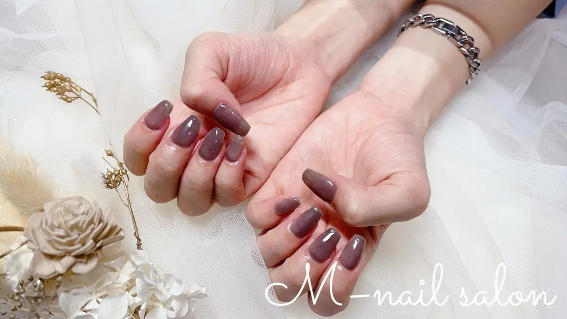 ネイル シンプルネイル M_ nail salonのネイルデザイン