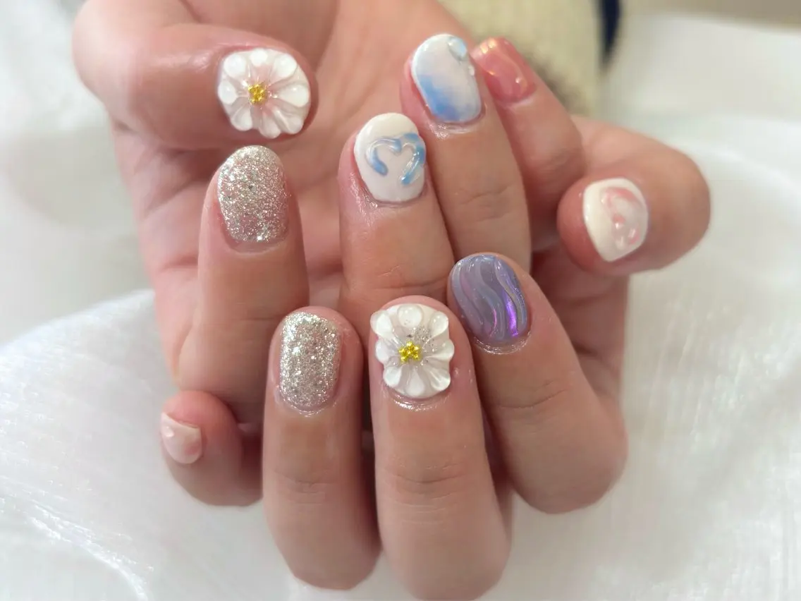 ネイル ハンドネイル yurina ☆のネイルデザイン