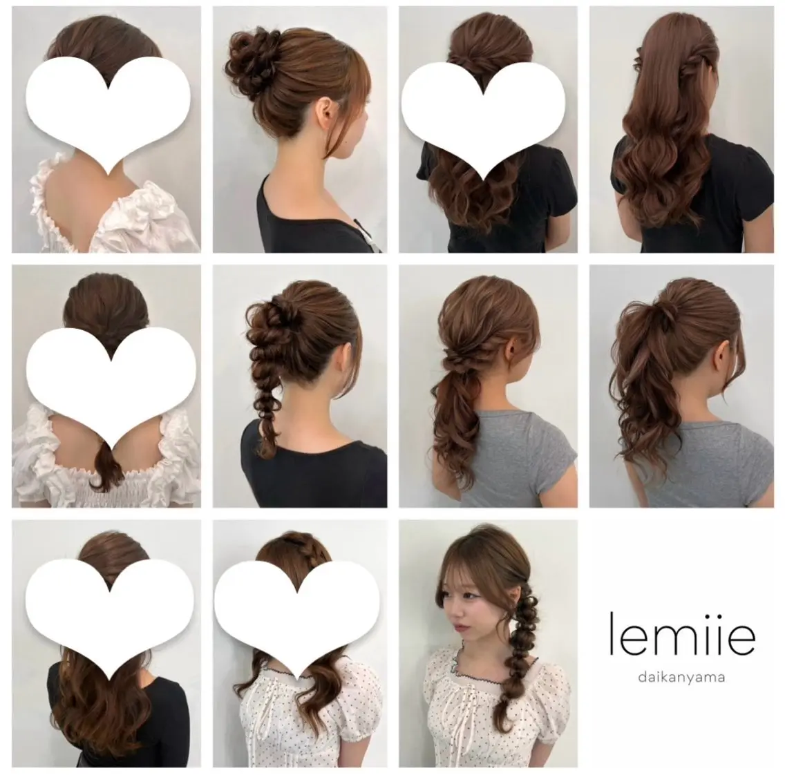 ヘアセット ꒦꒷.⋆𝜗𝜚   🎀 カタログ6種限定🎀の写真