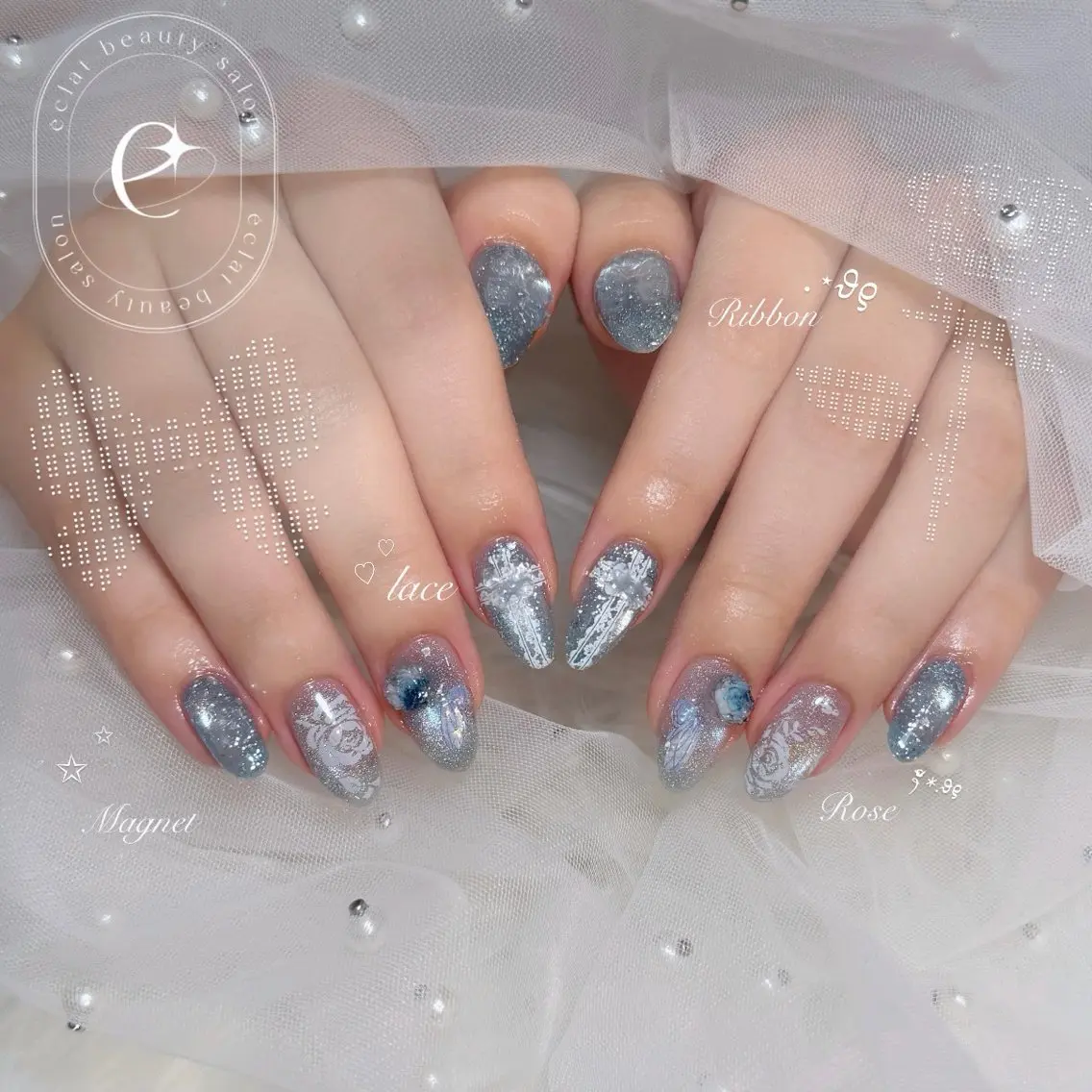 ネイル ハンドネイル eclat Kaedeのネイルデザイン