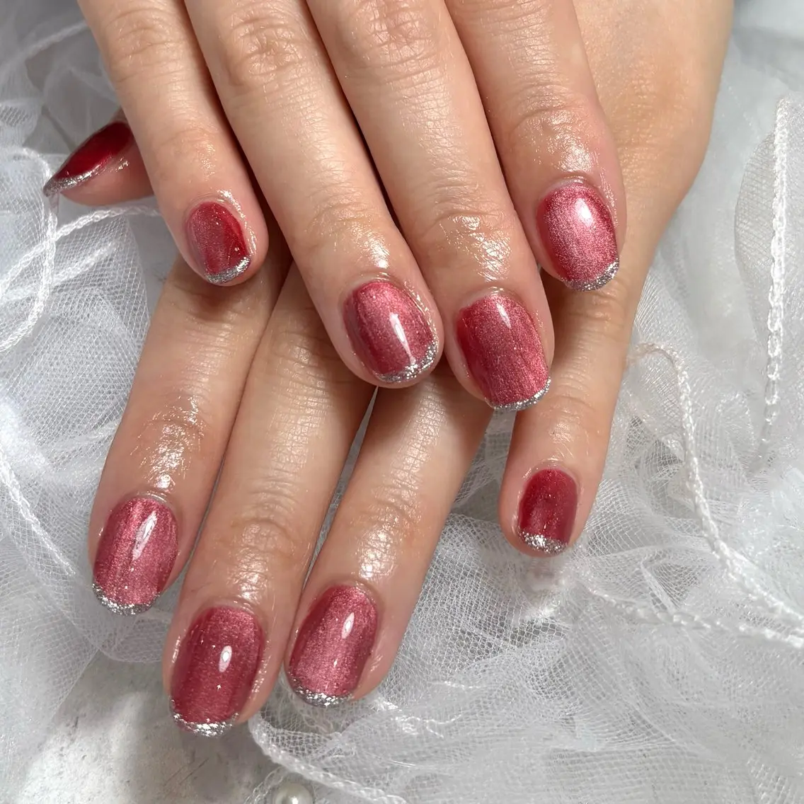 ネイル ハンドネイル WHITE NAIL 鳳店AYUMIのネイルデザイン