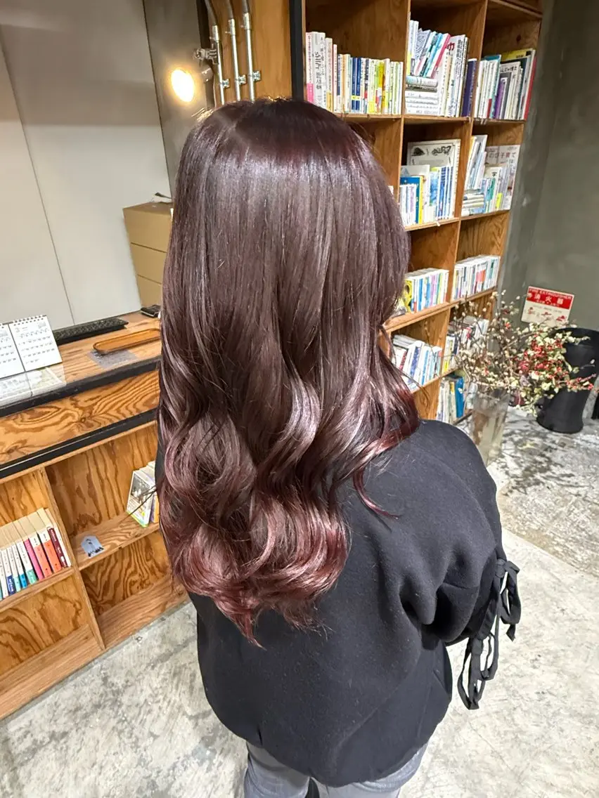 ブリーチなしワンカラーの写真