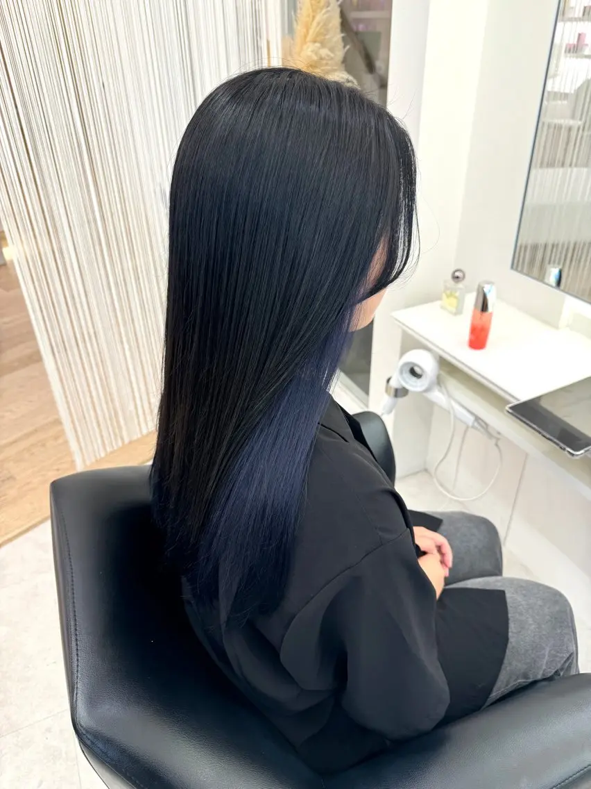 ロング カラー カット ヘアカラー NANO/ ブリーチ×レイヤーのヘアスタイル