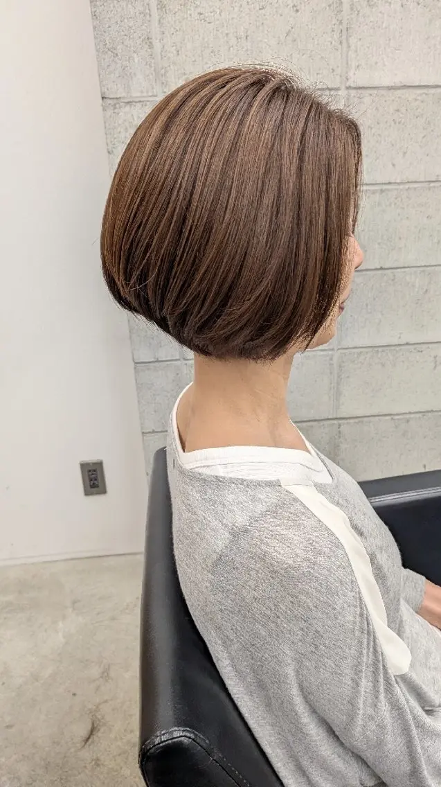 ショート ショートボブ ボブ ショートヘア カット ヘアカラー トリートメント 🧡Rhair 伊藤美和🤎のヘアスタイル