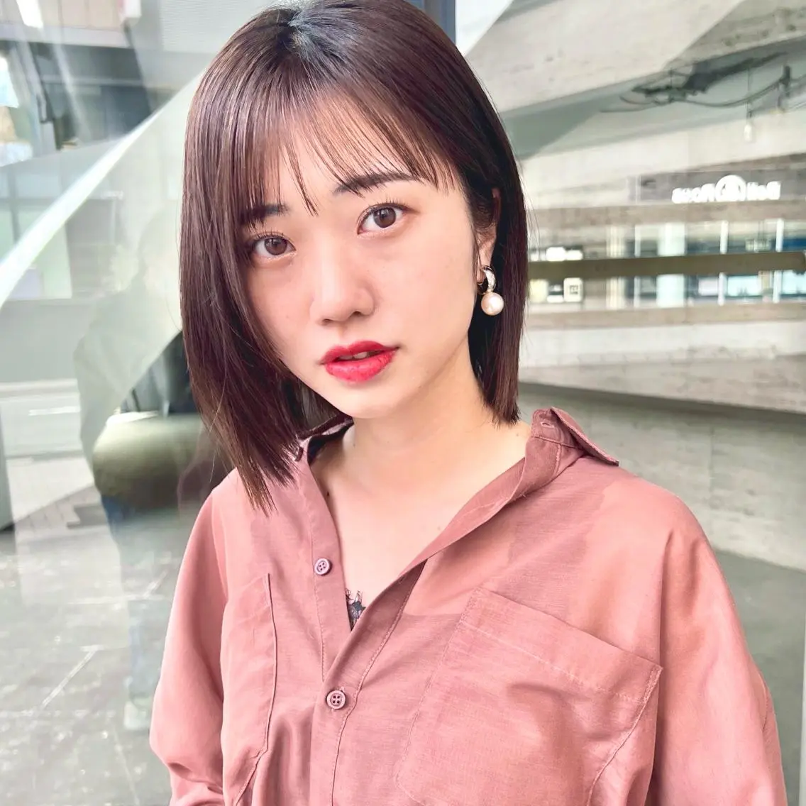 ショート パーマ ヘアアレンジ トレンドヘア🩶 艶髪🩶yoshiのヘアスタイル