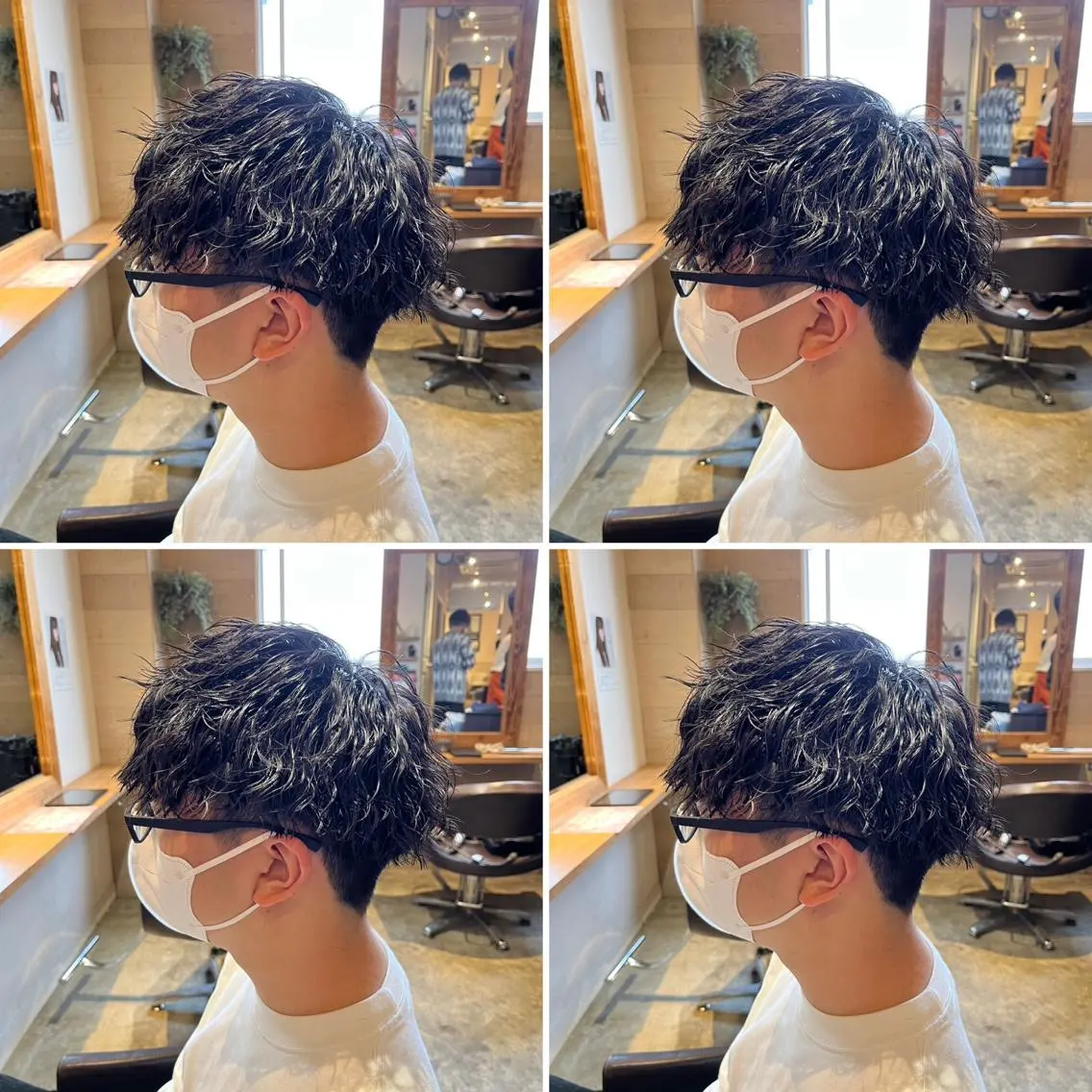 パーマ メンズ カット パーマ トリートメント ヘアセット メンズパーマ特化 店長望月謙二郎のヘアスタイル