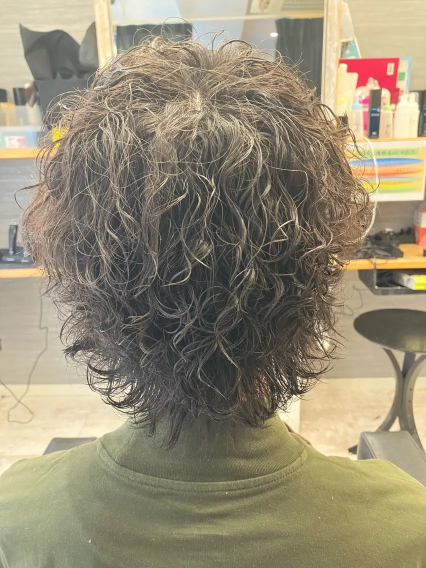 パーマ メンズ カット パーマ メンズ特化/パーマ/ フェードWATARUのヘアスタイル